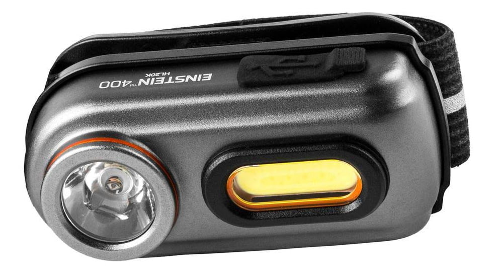 Nebo EINSTEIN Li-ion 400 Lumens LED Headlamp, Black, NEB-HLP-0005