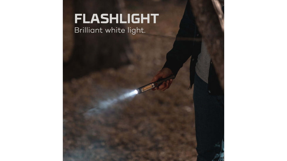 Nebo Franklin Dual Rechargeable Dual Work Light and Spot Light, 500 Lumens, Black, NEB-WLT-0022