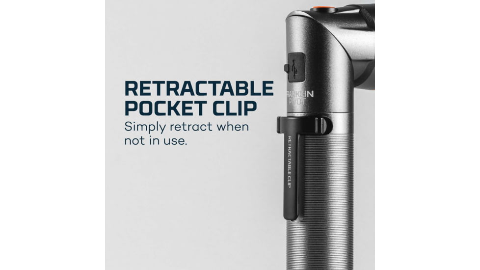 Nebo Franklin Pivot Rechargeable Dual Work Light and Spot Light, 300 Lumens, Black, NEB-WLT-0023