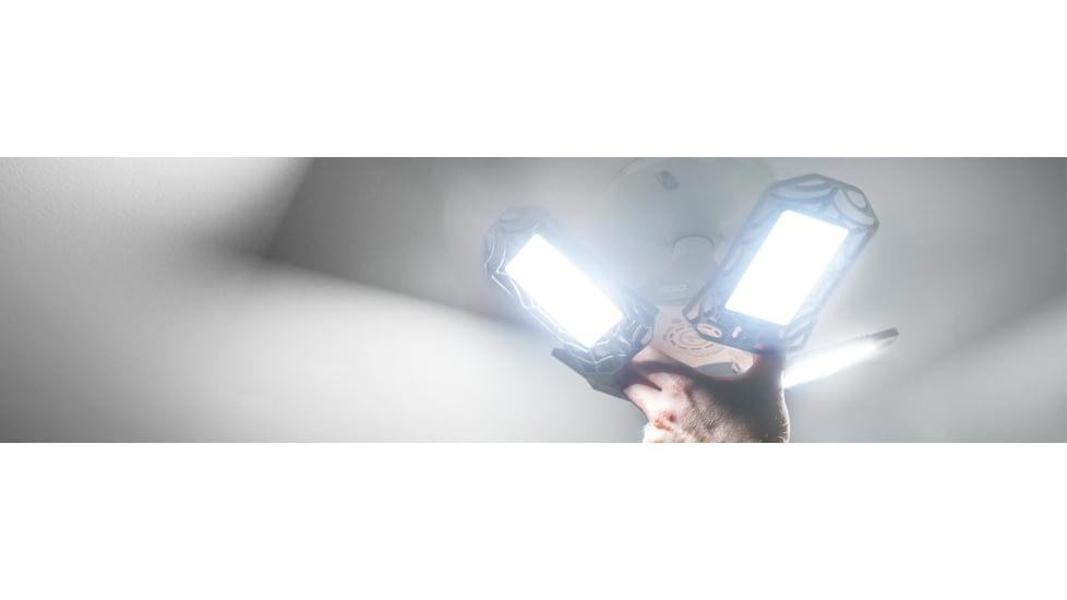 Nebo High Bright LED Light, White, 9000 Lumens, Black, NEB-ARE-0001