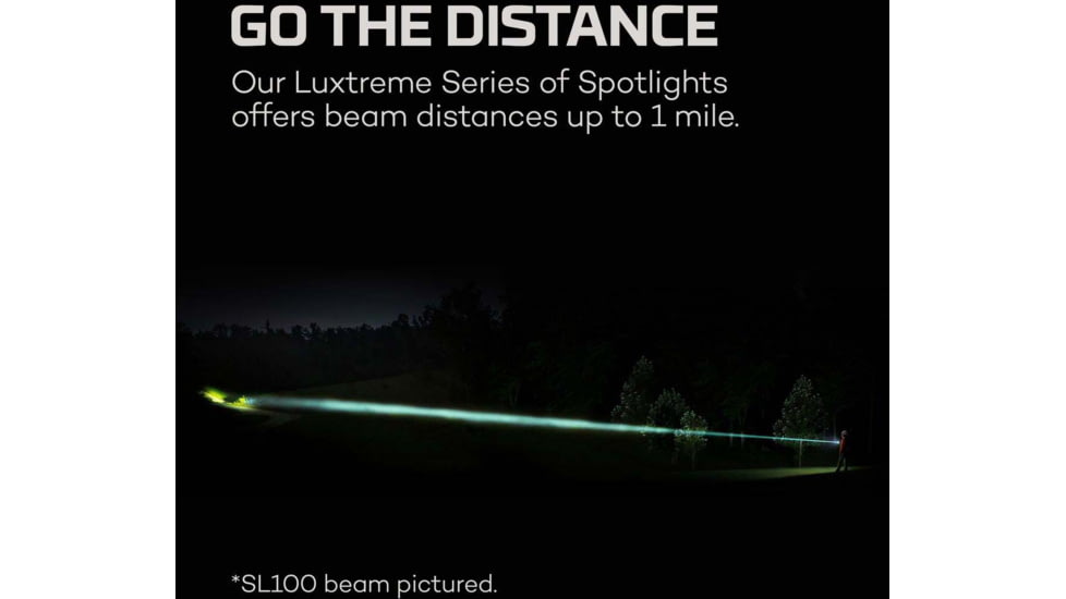 Nebo Luxtreme SL100 Rechargeable LED Spotlight, 500-Lumens, Black/Grey, NEB-SPT-1001