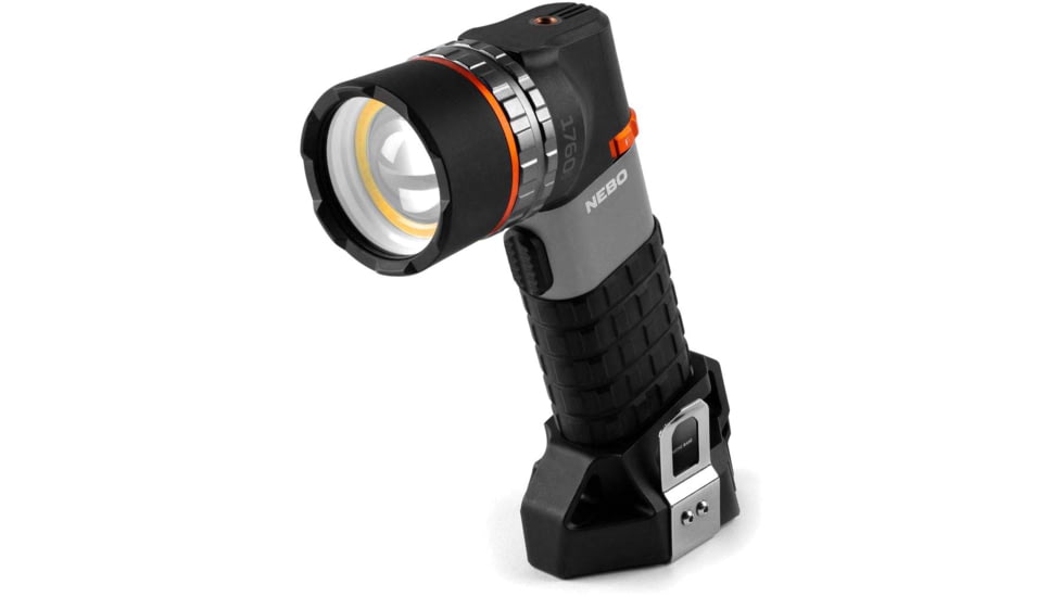Nebo Luxtreme SL100 Rechargeable LED Spotlight, 500-Lumens, Black/Grey, NEB-SPT-1001