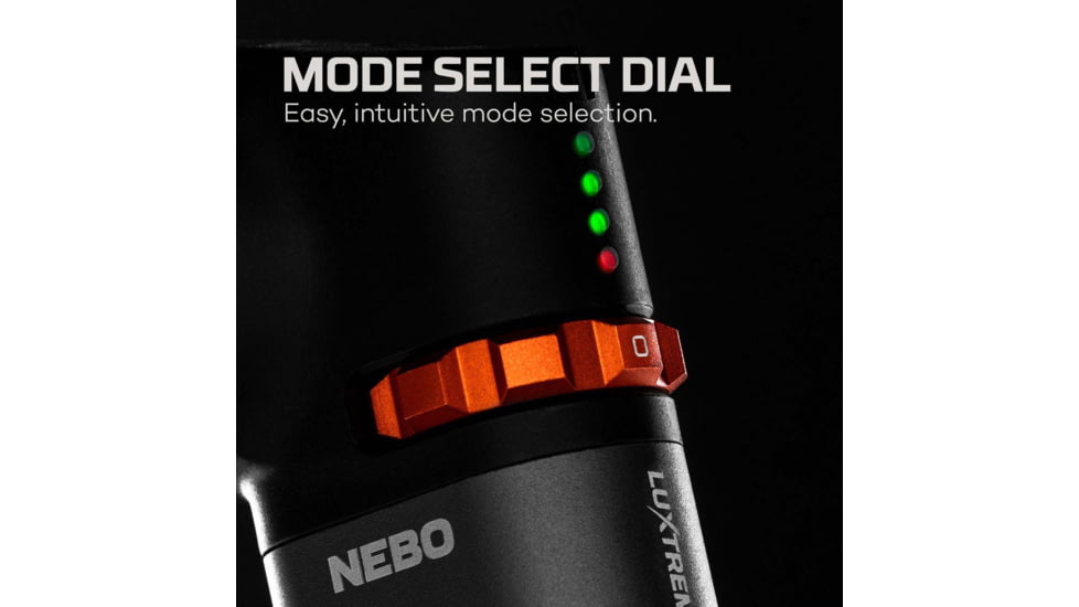 Nebo Luxtreme SL25 Rechargeable 1/4 Mile Beam Spotlight, Black/Grey, NEB-SPT-1002