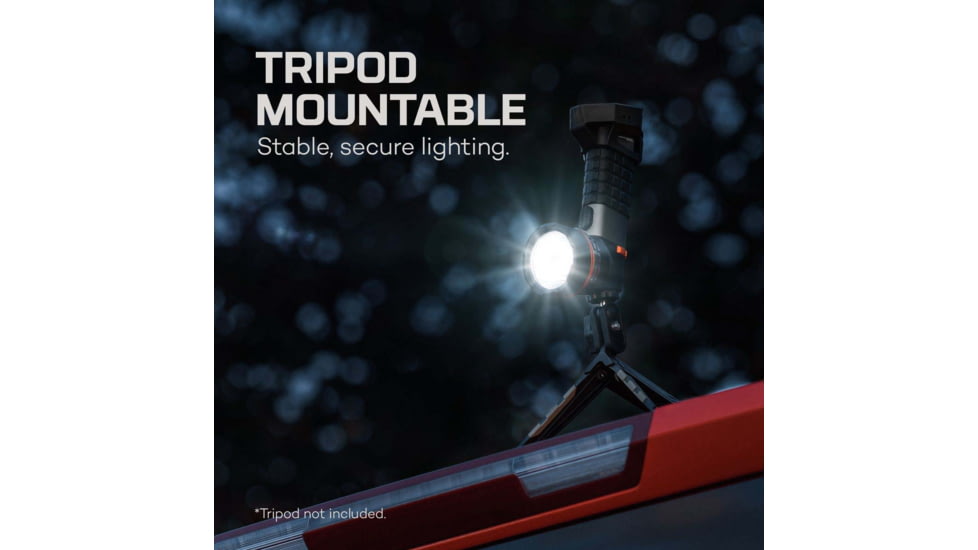 Nebo Luxtreme SL50 Rechargeable 1/2 Mile Spotlight, Black/Grey, NEB-SPT-1003