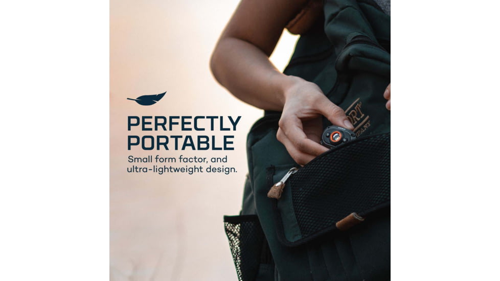 Nebo Mycro Turbo Mode Rechargeable Headlamp and Cap Light, 400 Lumens, Black, NEB-HLP-0011