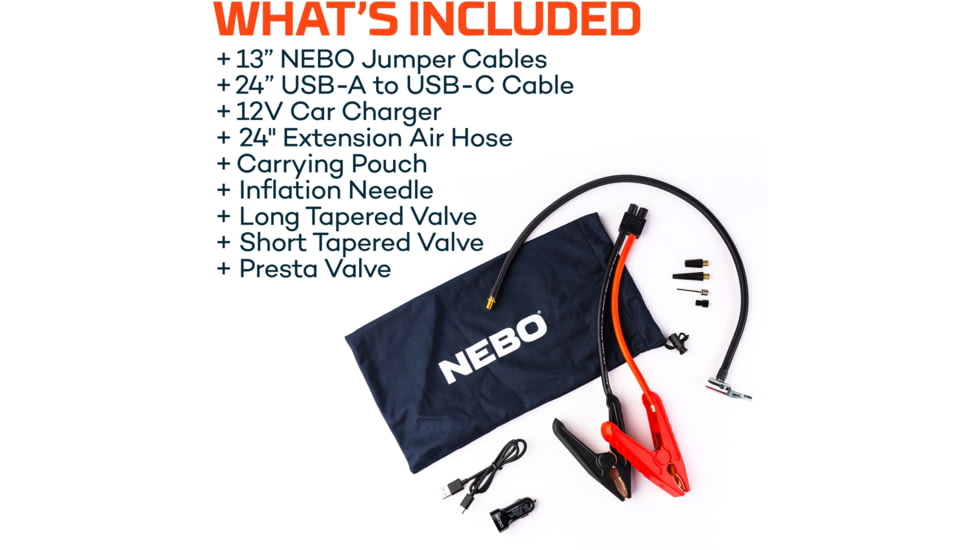 Nebo Assist Air 2000XP Jump Starter