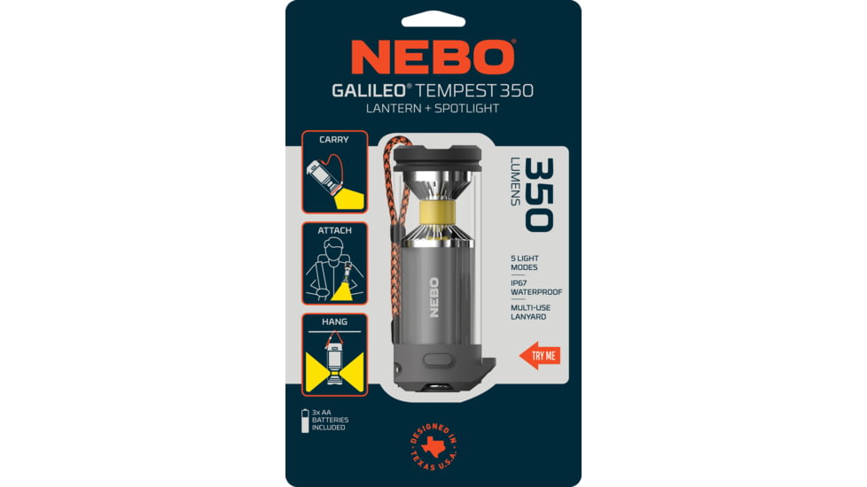 Nebo Galileo Tempest 350 AA 350 Lumens LED Lantern