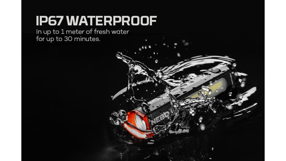 Nebo Mini Larry Lithium Ion Battery 500 Lumens LED Flashlight