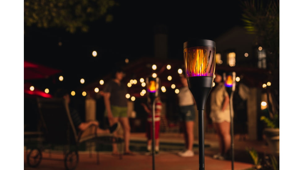 Nebo Solar Torch Zapper 1200mAh Li-ion Battery LED Lantern