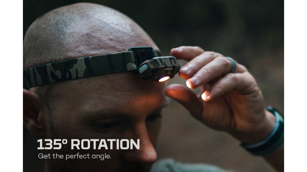 Nebo The MYCRO Micro USB Rechargeable Battery 400 Lumens LED Headlamp