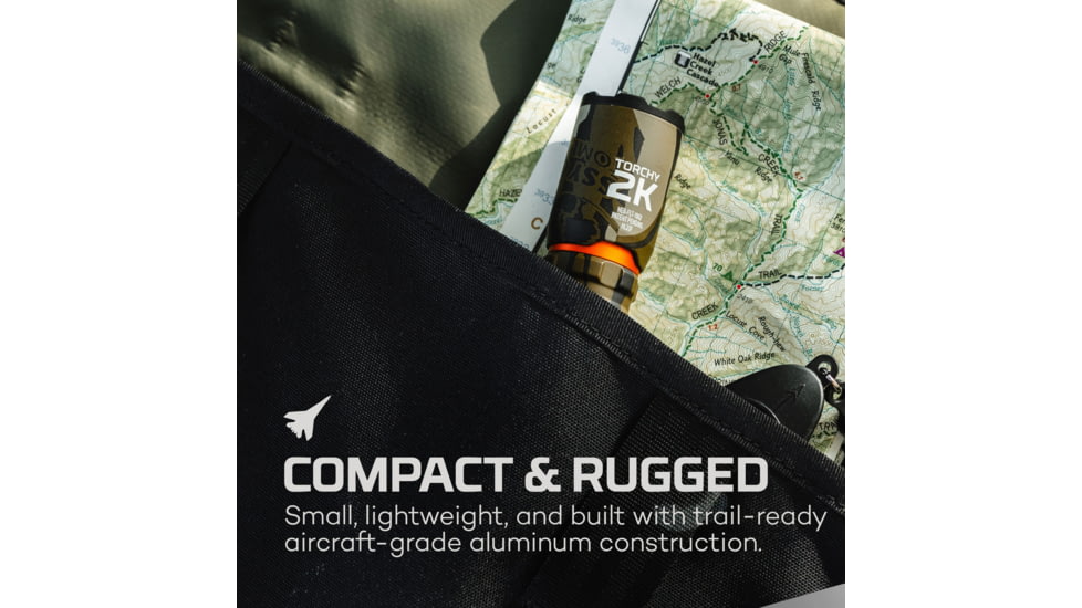 Nebo Torchy 2K Li-ion 18650 Rechargeable Battery 2000 Lumens LED Flashlight