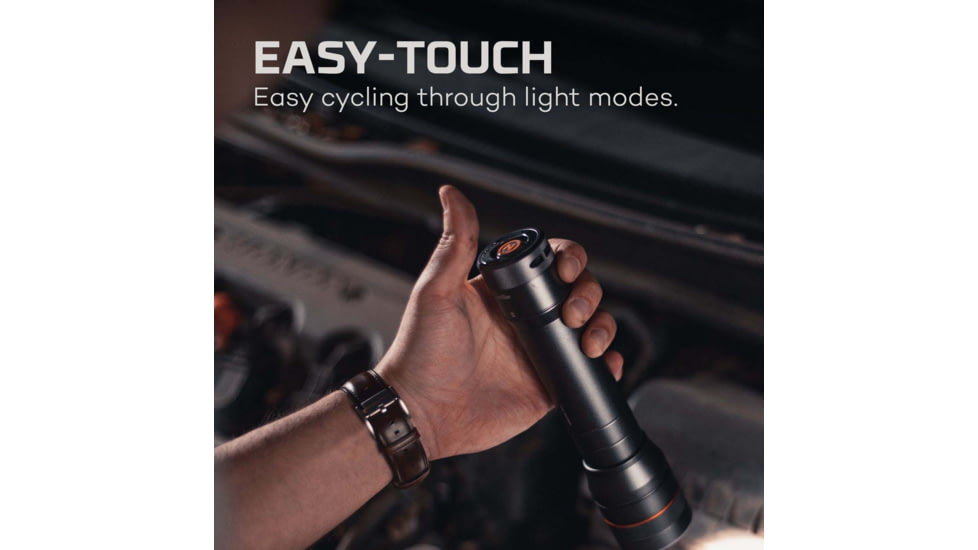 Nebo Newton Handheld Flashlight, 1500 Lumens, Black, NEB-FLT-0017