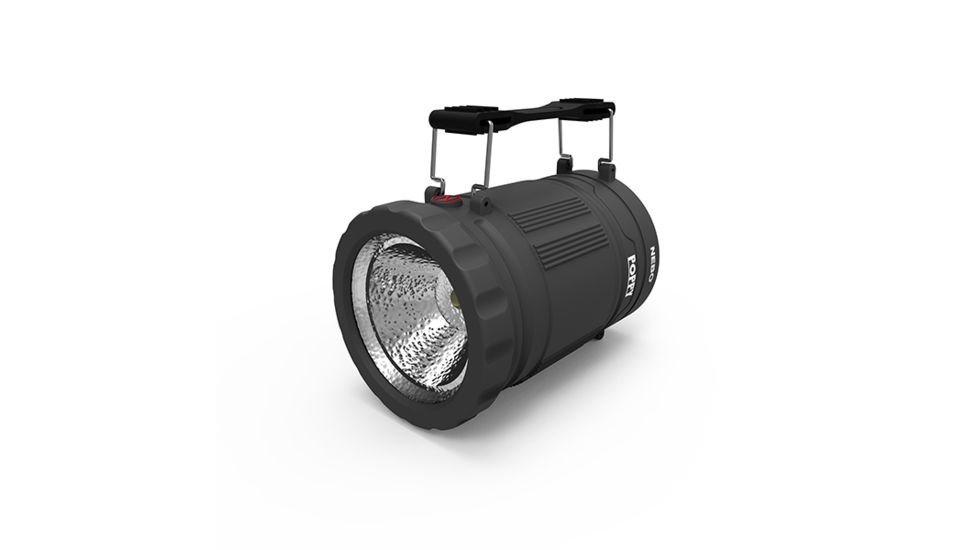 Nebo Poppy Lantern and Spotlight-Dark Gray