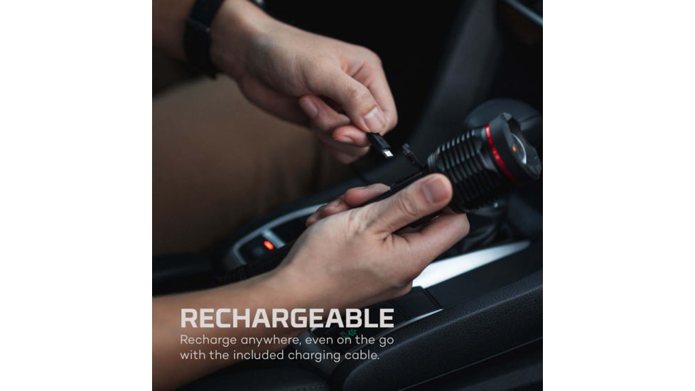 Nebo Redline Blast RC 3200 Lumens Rechargeable Waterproof Flashlight w/ Power Bank, Black, NEB-FLT-0009