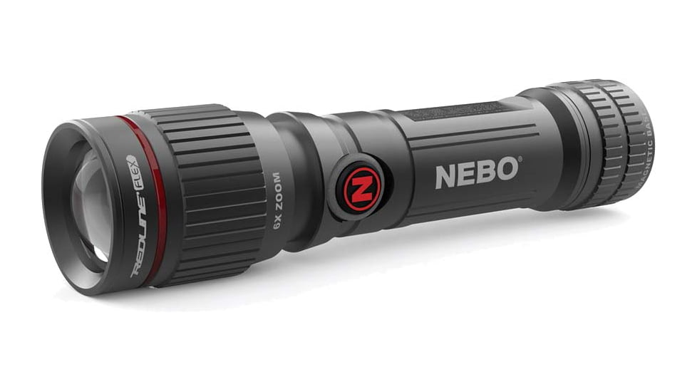 Nebo Redline Flex LED Flashlight, Lithium Ion, White, 450 Lumens, Black, NEB-FLT-0003