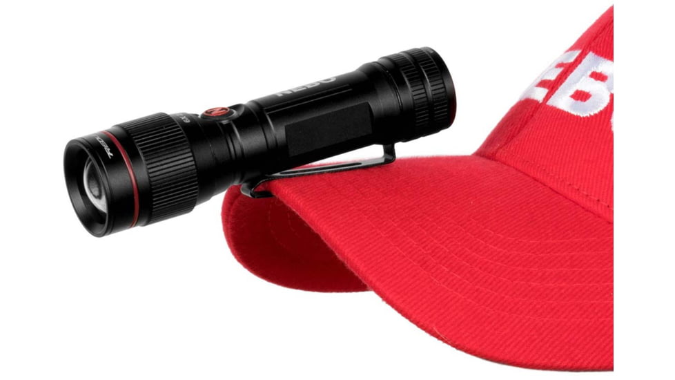 Nebo Redline Flex LED Flashlight, Lithium Ion, White, 450 Lumens, Black, NEB-FLT-0003