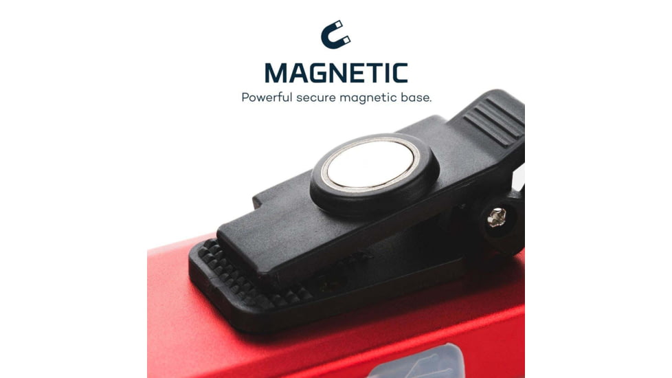 Nebo Slim Work Light w/Clip Hook and Magnetic Base, Red, NEB-POC-0002