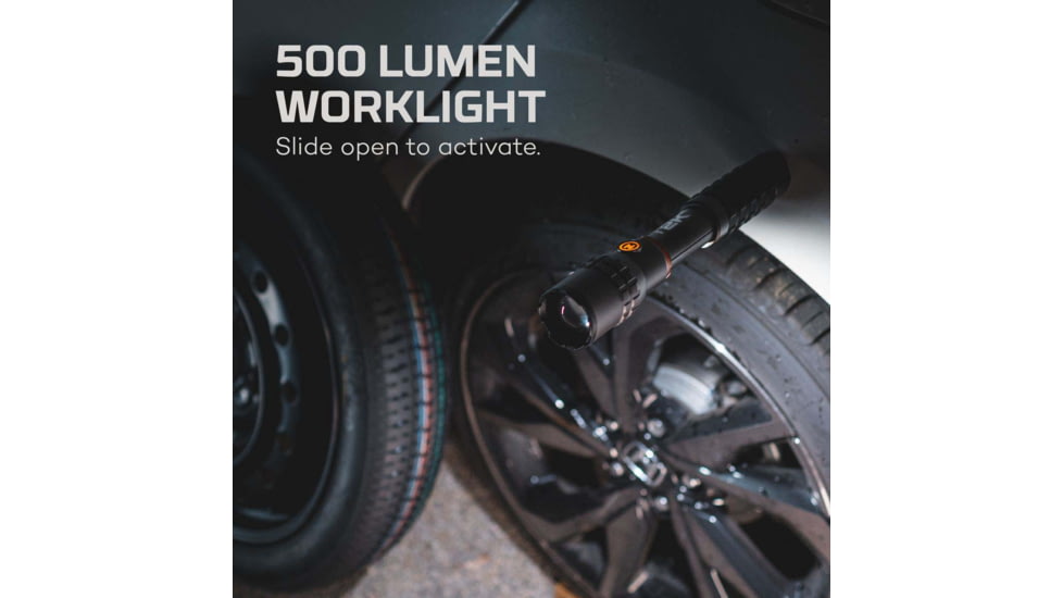 Nebo Slyde King 2K USB-C Rechargeable LED Flashlight and Work Light, Black, NEB-WLT-1003