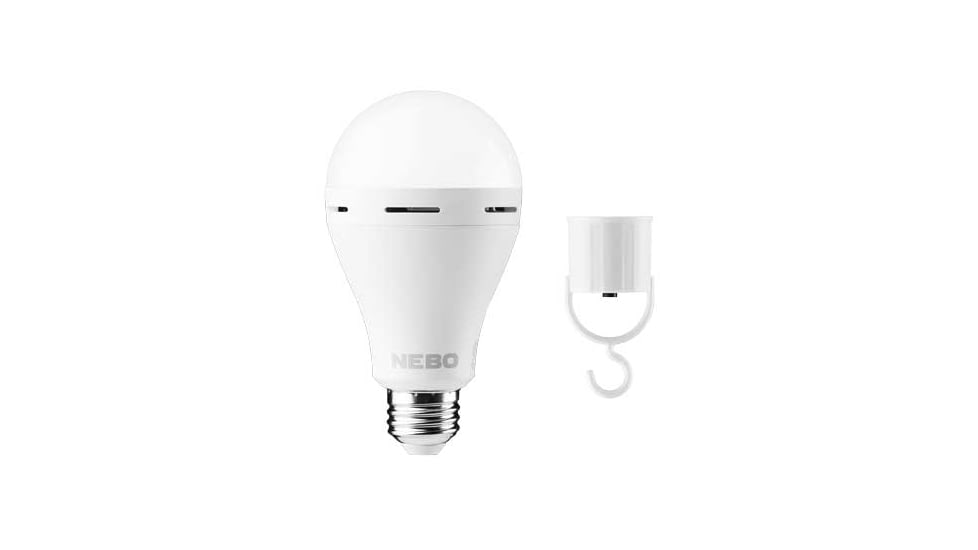 Nebo Smart Bulb Power Bank Flashlight, Soft White, 850 Lumens, NEB-ARE-0003