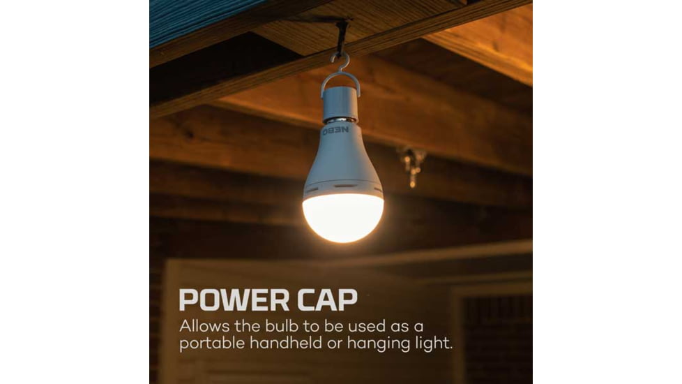 Nebo Smart Bulb Power Bank Flashlight, Soft White, 850 Lumens, NEB-ARE-0003