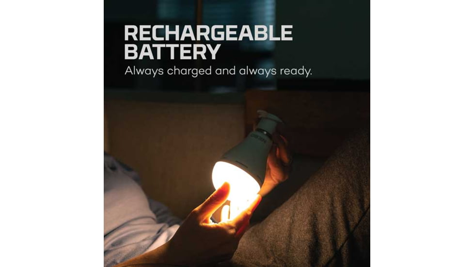 Nebo Smart Bulb Power Bank Flashlight, Soft White, 850 Lumens, NEB-ARE-0003