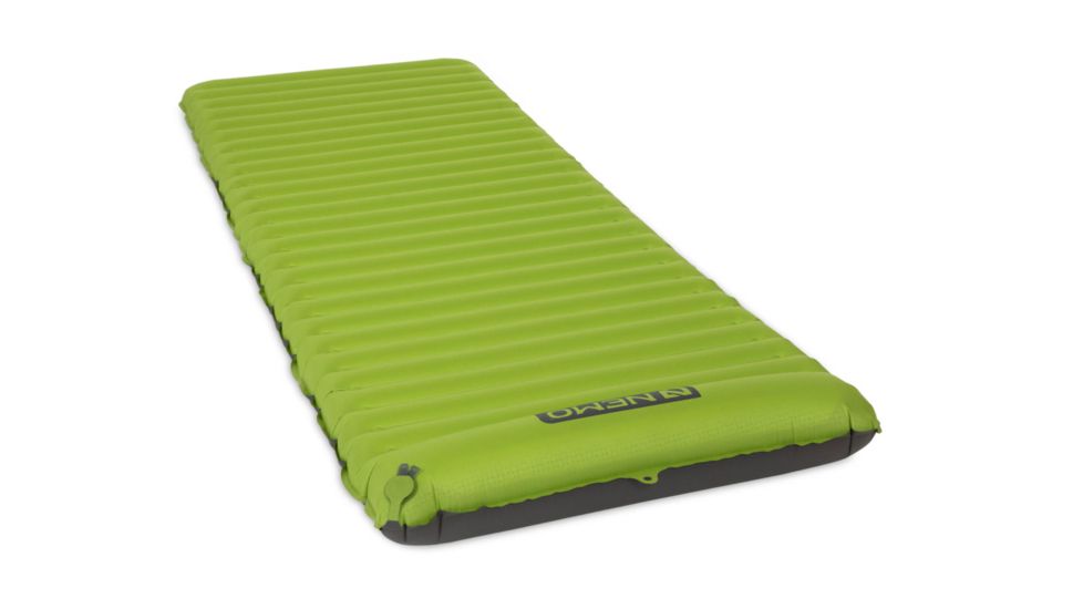 NEMO Equipment Astro Insulated Lite Sleeping Pad, Birch Bud Green, Long Wide, 814041019798