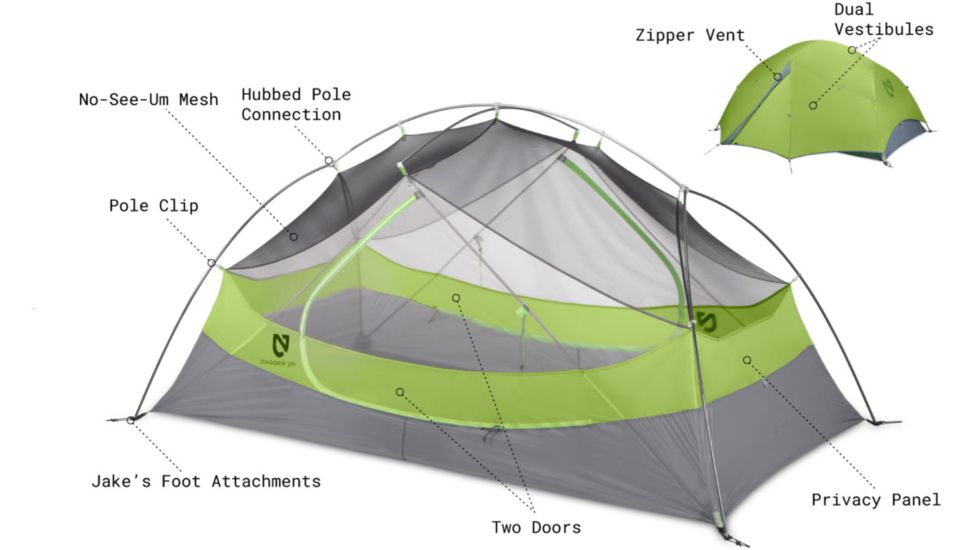 NEMO Equipment Dagger 2P Ultralight Tent - 3 Season 814041014892