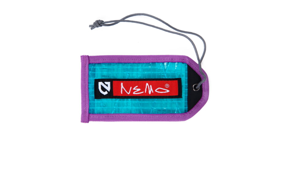 NEMO Equipment Ditto Luggage Tag , Turquoise 814041015257