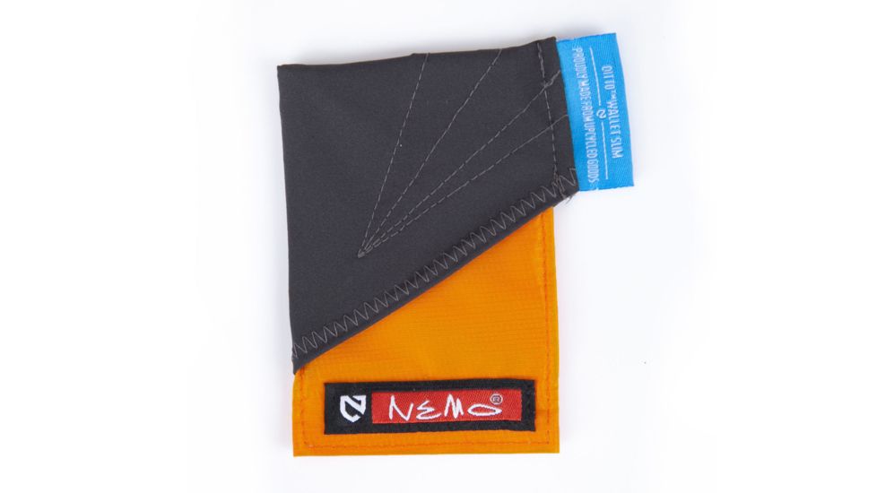 NEMO Equipment Ditto Slim Wallet Upcycled, Orange, 811666030504