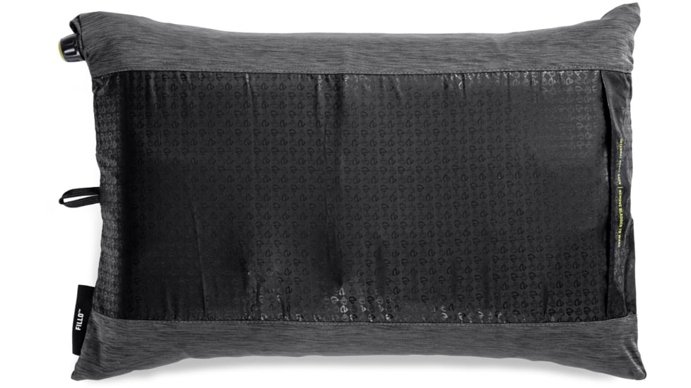 NEMO Equipment 2025 Fillo Backpacking /Camping Pillow, Black Pearl / Birch Bud, 811666035561