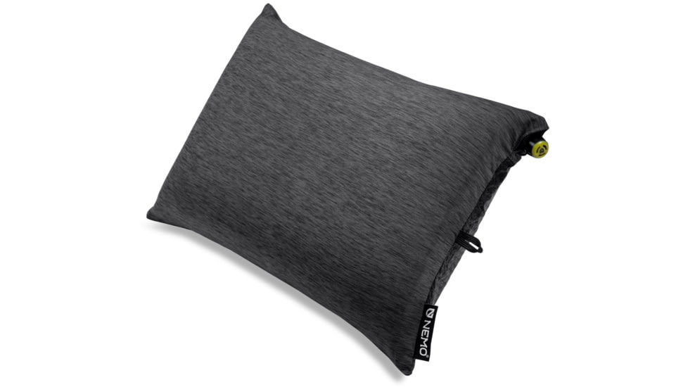 NEMO Equipment 2025 Fillo Backpacking /Camping Pillow, Black Pearl / Birch Bud, 811666035561