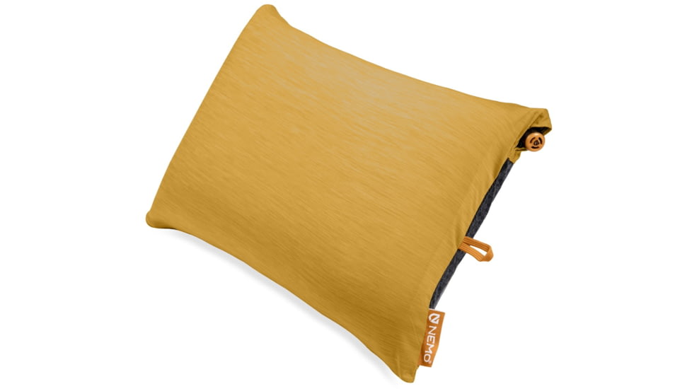 NEMO Equipment 2025 Fillo Backpacking /Camping Pillow, Mango / Golden Oak, 811666035998