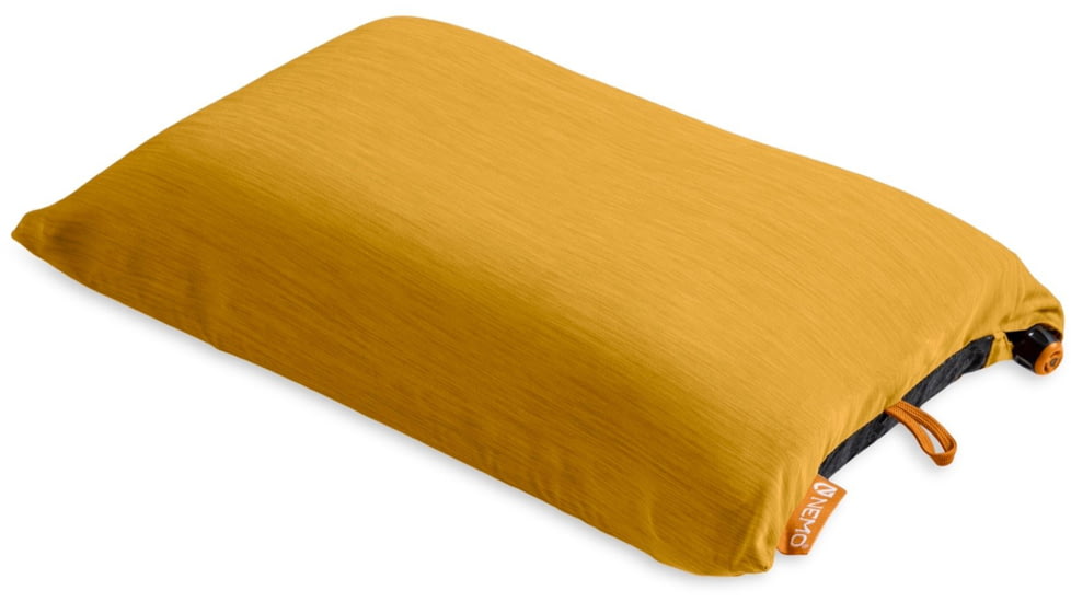NEMO Equipment 2025 Fillo Backpacking /Camping Pillow, Mango / Golden Oak, 811666035998