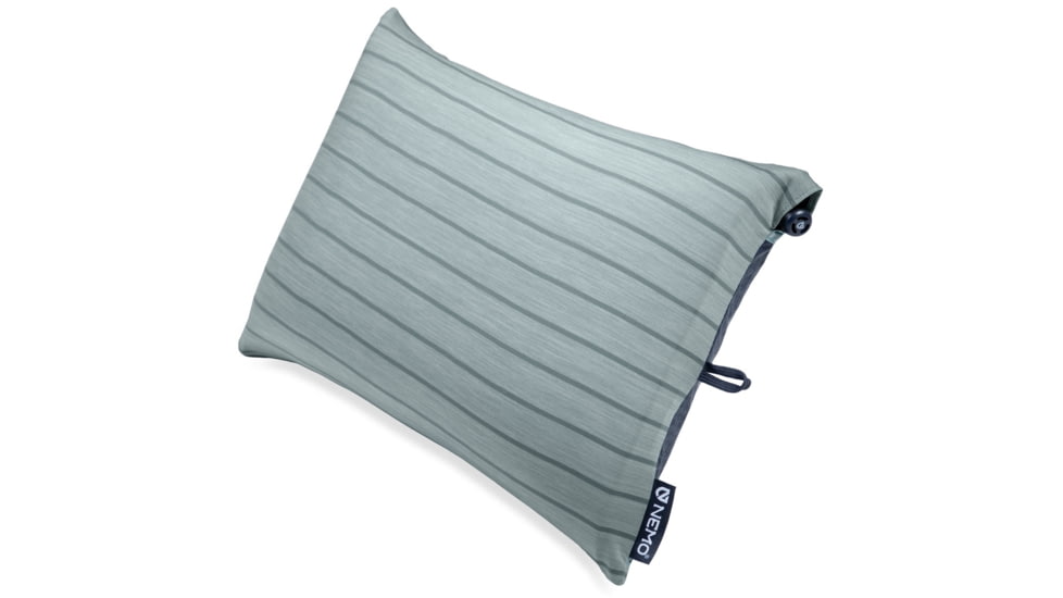 NEMO Equipment 2025 Fillo Backpacking /Camping Pillow, Silt Stripe, 811666036001