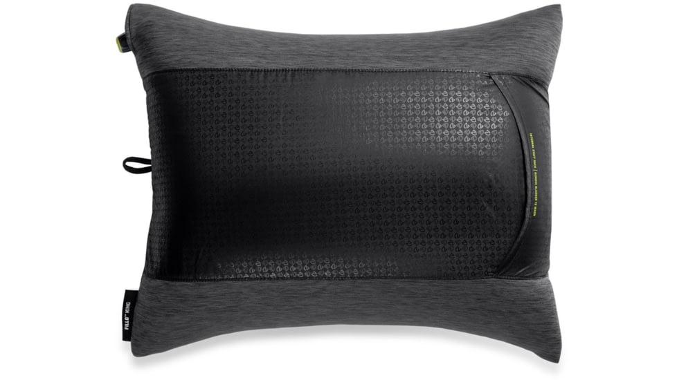 NEMO Equipment 2025 Fillo King Luxury Camping Pillow, Black Pearl / Birch Bud, 811666036056