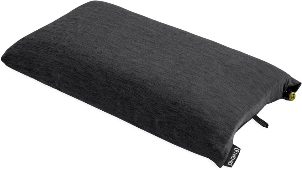 NEMO Equipment 2025 Fillo Wide Camping Pillow, Black Pearl / Birch Bud, Wide, 811666036070