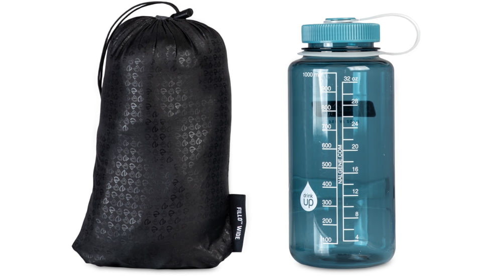 NEMO Equipment 2025 Fillo Wide Camping Pillow, Black Pearl / Birch Bud, Wide, 811666036070