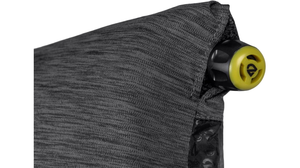 NEMO Equipment 2025 Fillo Wide Camping Pillow, Black Pearl / Birch Bud, Wide, 811666036070