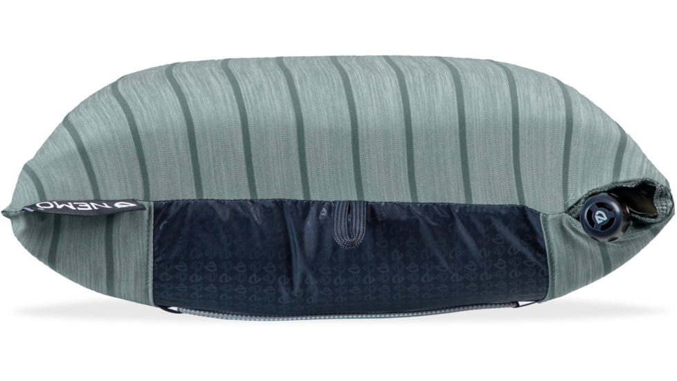 NEMO Equipment 2025 Fillo Wide Camping Pillow, Silt Stripe, Wide, 811666036087