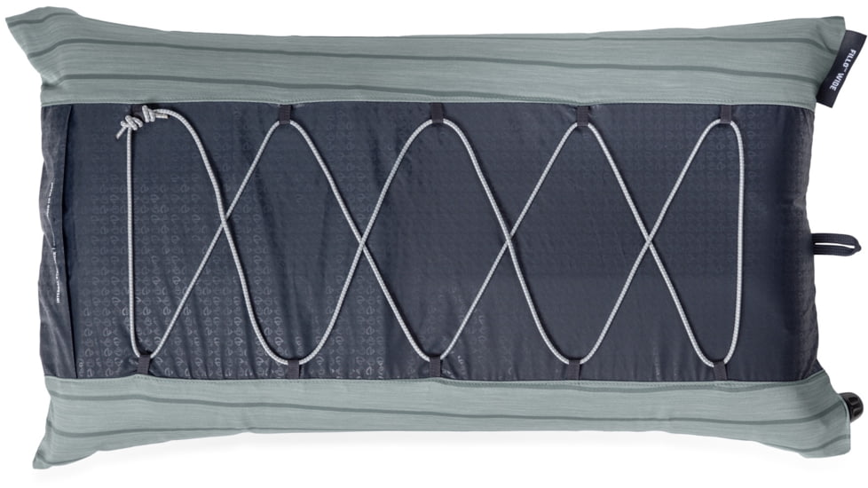 NEMO Equipment 2025 Fillo Wide Camping Pillow, Silt Stripe, Wide, 811666036087