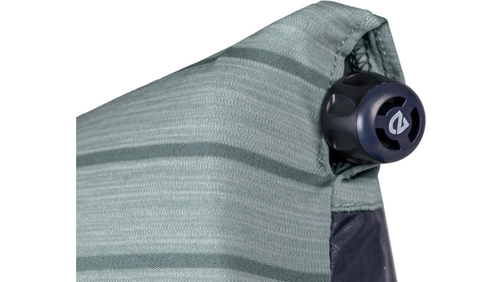 NEMO Equipment 2025 Fillo Wide Camping Pillow, Silt Stripe, Wide, 811666036087