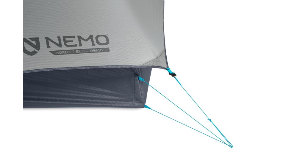 NEMO Equipment 2025 Hornet Elite OSMO Ultralight Backpacking Tent, 2 Person, Aluminum / Stormy Night, 811666036933
