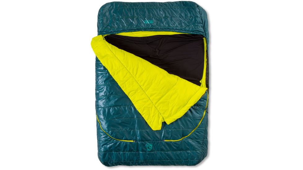 NEMO Equipment 2025 Jazz Double Sleeping Bag, Lagoon / Lumen, 811666037169