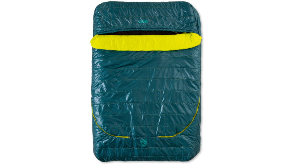 NEMO Equipment 2025 Jazz Double Sleeping Bag, Lagoon / Lumen, 811666037169