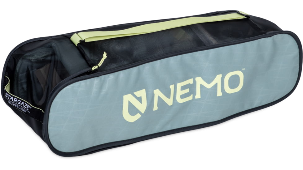 NEMO Equipment 2025 Stargaze Reclining Camp Chair, Silt / Citron, 811666036834