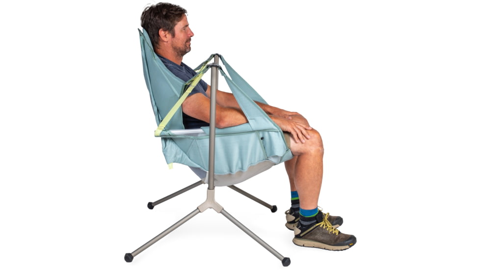 NEMO Equipment 2025 Stargaze Reclining Camp Chair, Silt / Citron, 811666036834
