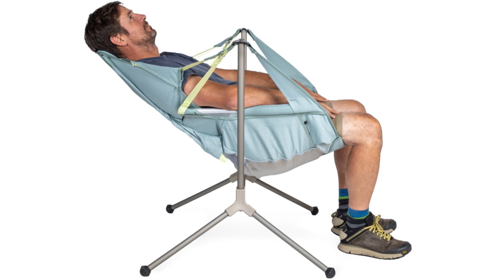 NEMO Equipment 2025 Stargaze Reclining Camp Chair, Silt / Citron, 811666036834