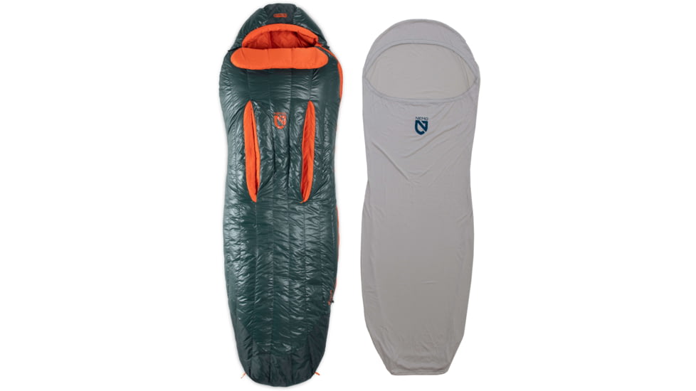 NEMO Equipment 2025 Tracer Blaze Sleeping Bag Liner, Vapor, Regular, 811666037183