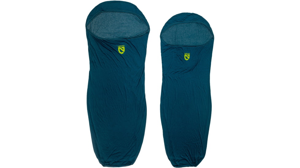 NEMO Equipment 2025 Tracer Sleeping Bag Liner, Abyss, Regular, 811666037206