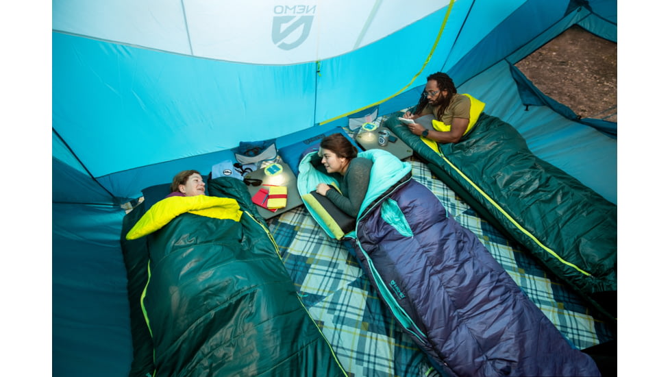 NEMO Equipment Aurora Highrise Tent - 6 Person, Atoll/Oasis, 811666033918